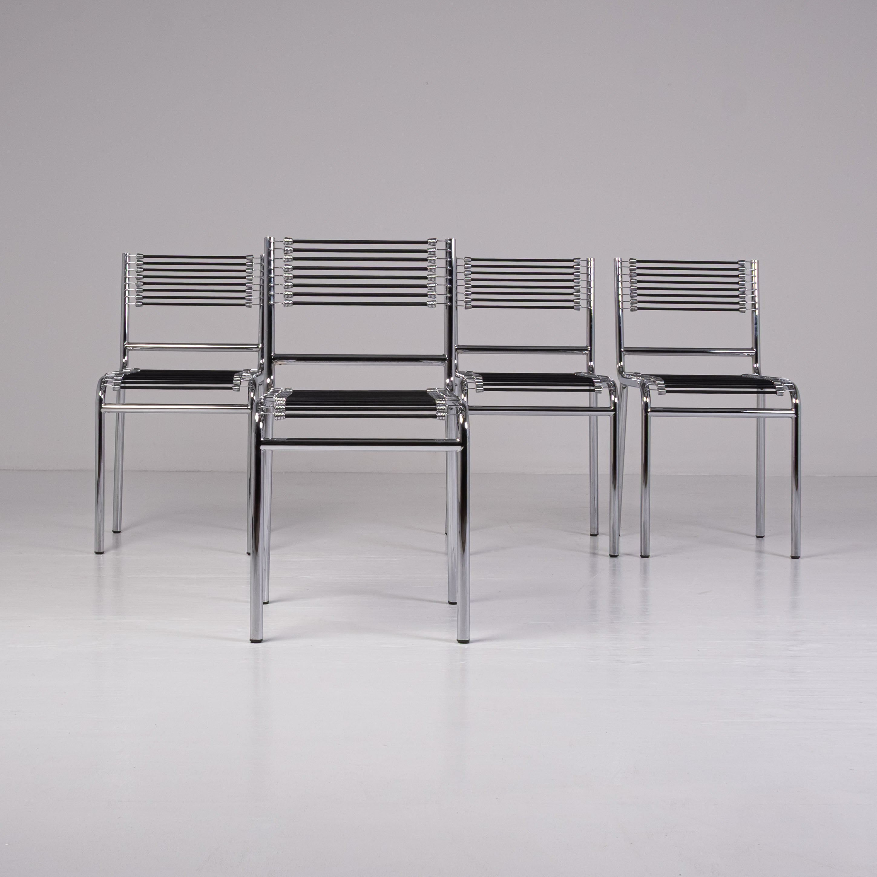 Set of 4 Sandows Chairs by René Herbst