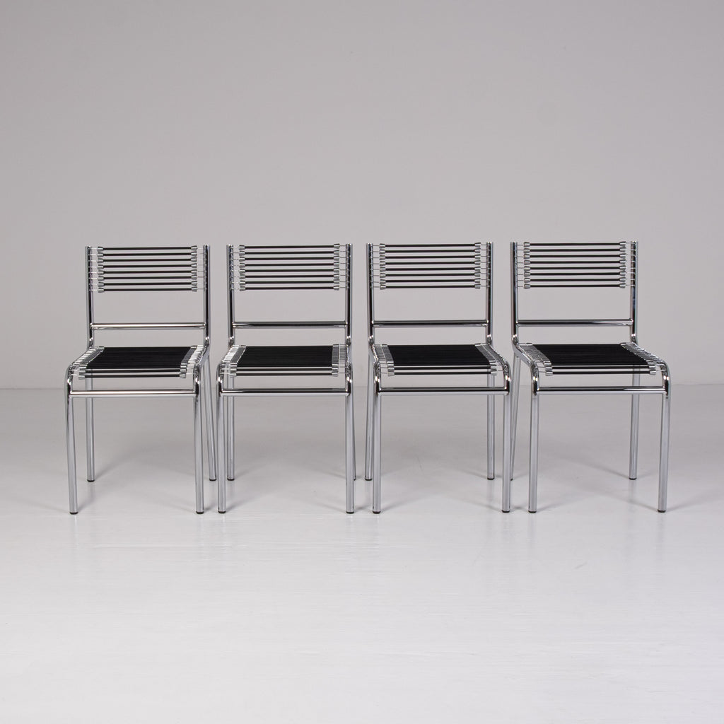 Set of 4 Sandows Chairs by René Herbst