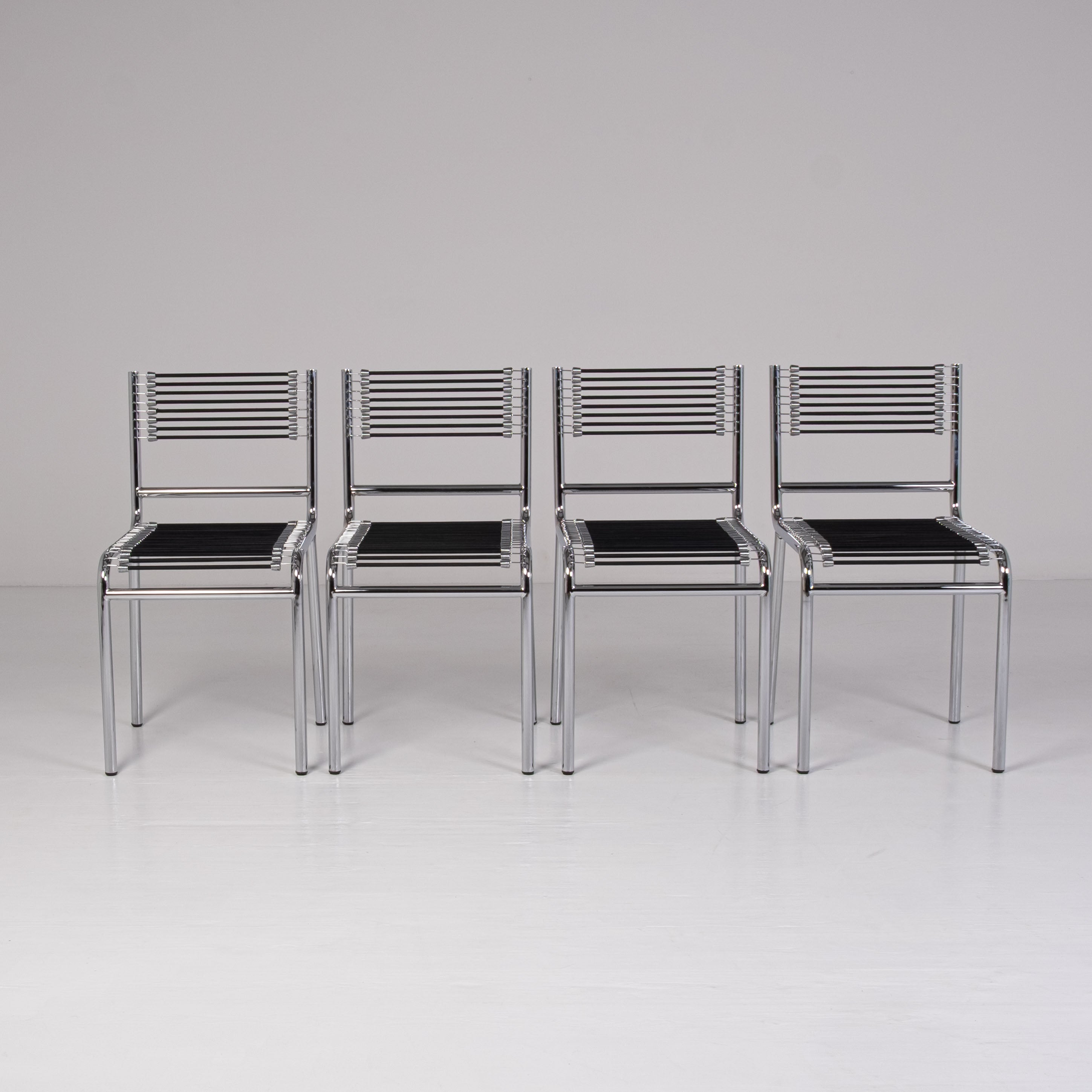 Set of 4 Sandows Chairs by René Herbst
