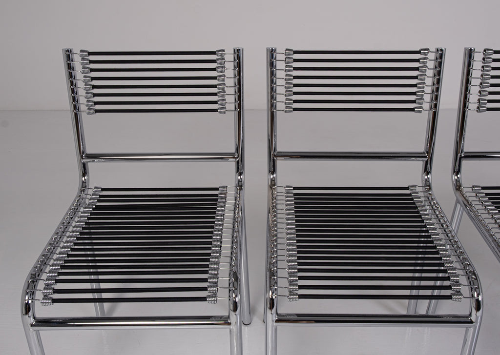 Set of 4 Sandows Chairs by René Herbst