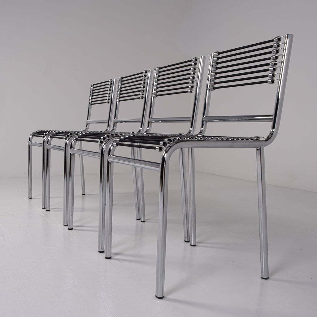 Set of 4 Sandows Chairs by René Herbst
