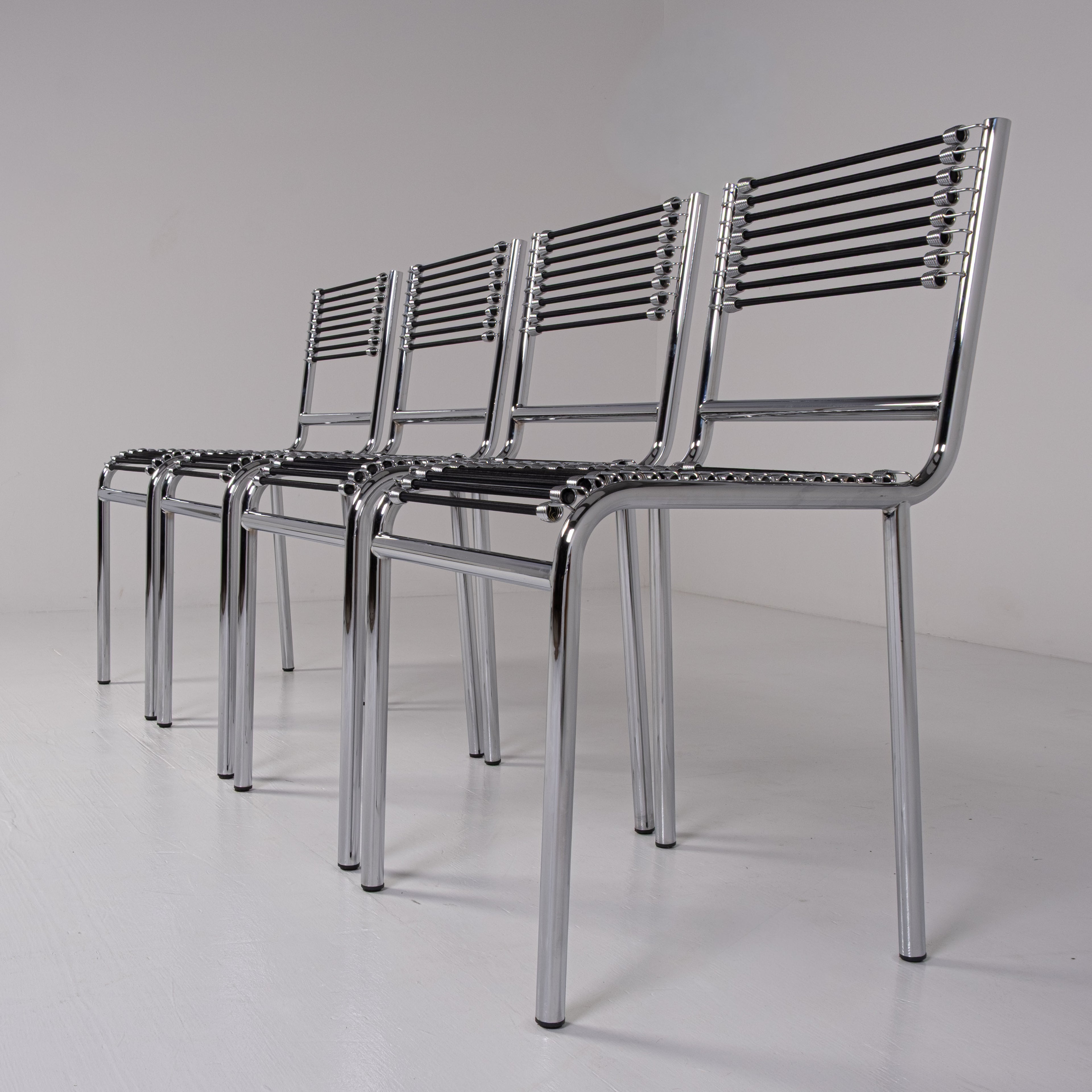 Set of 4 Sandows Chairs by René Herbst