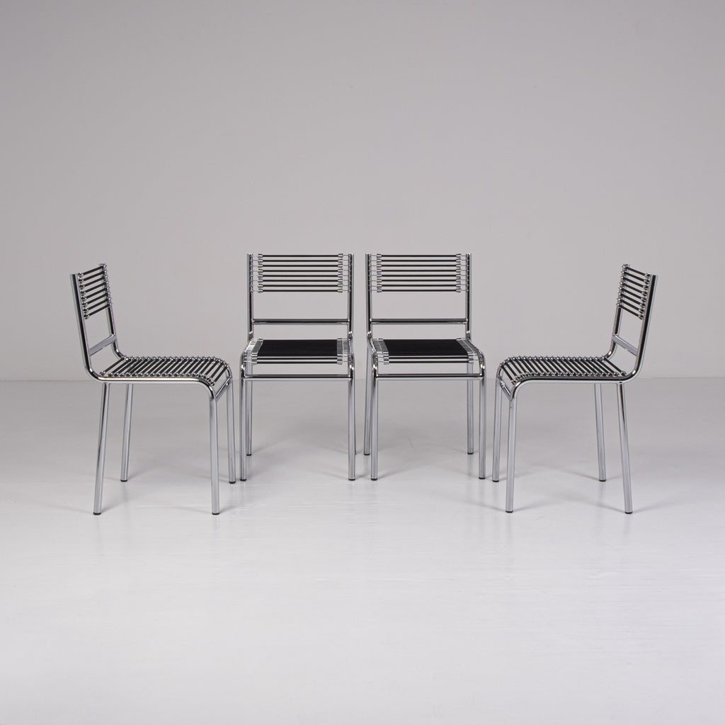 Set of 4 Sandows Chairs by René Herbst