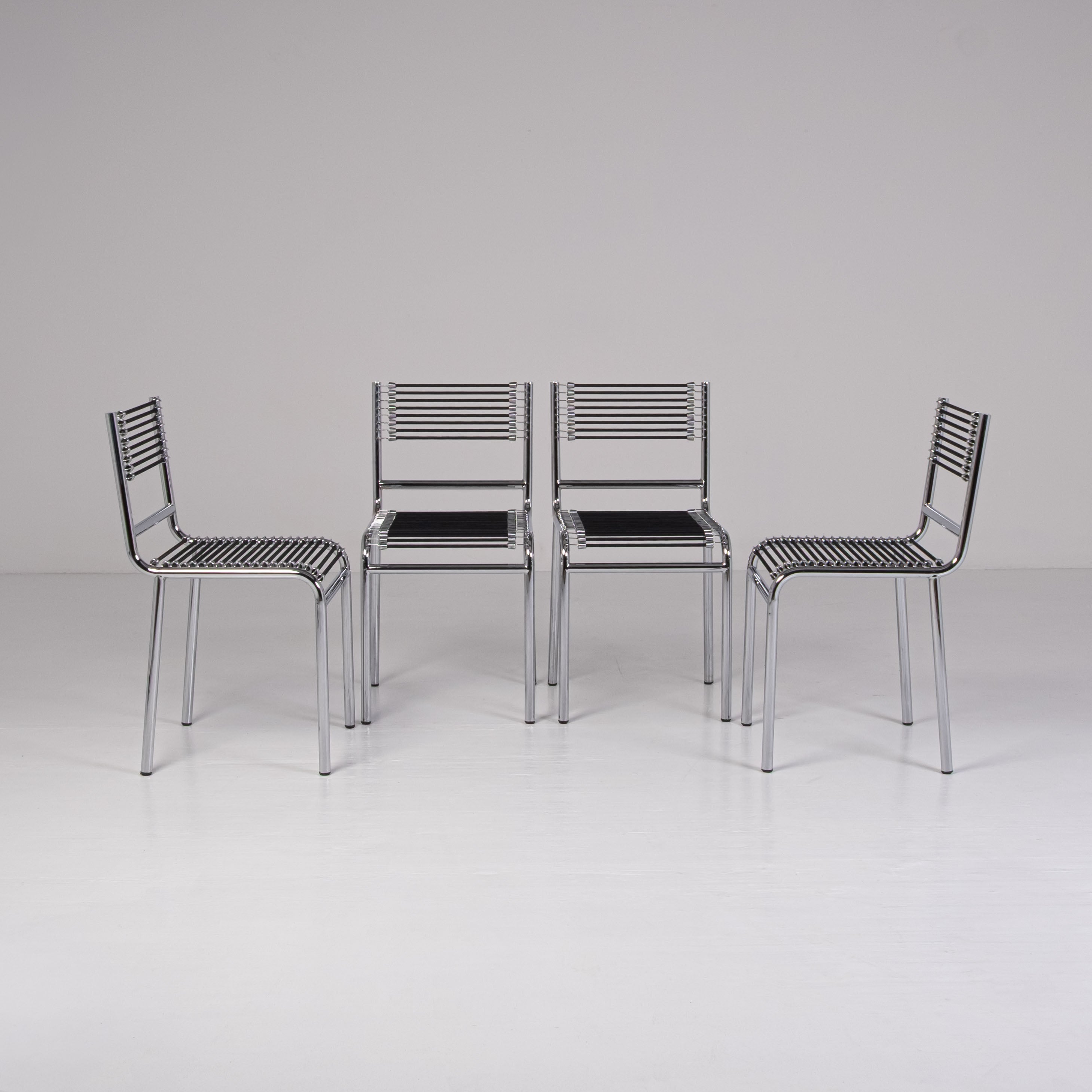 Set of 4 Sandows Chairs by René Herbst