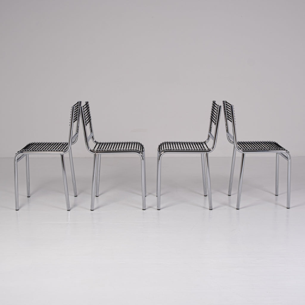 Set of 4 Sandows Chairs by René Herbst