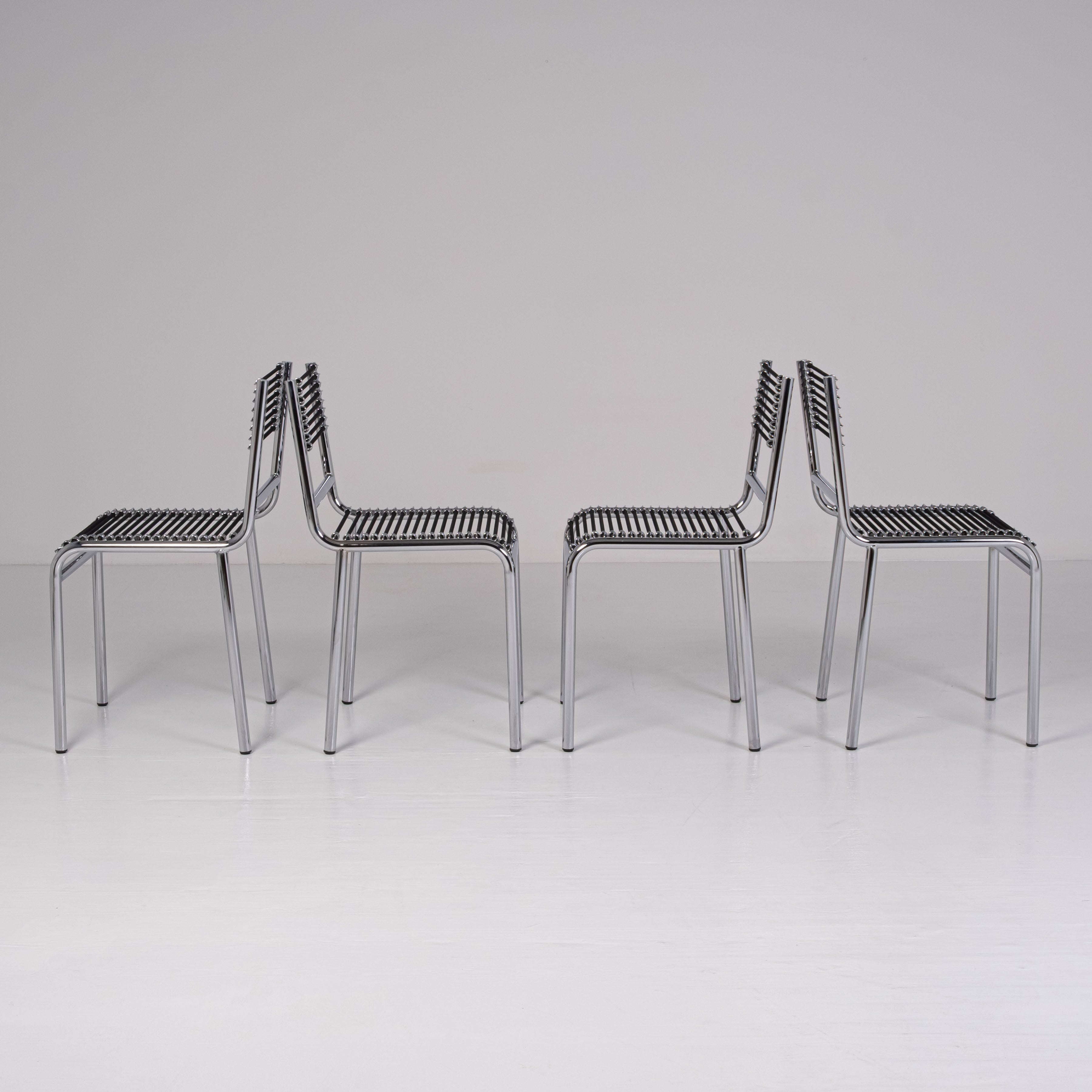 Set of 4 Sandows Chairs by René Herbst