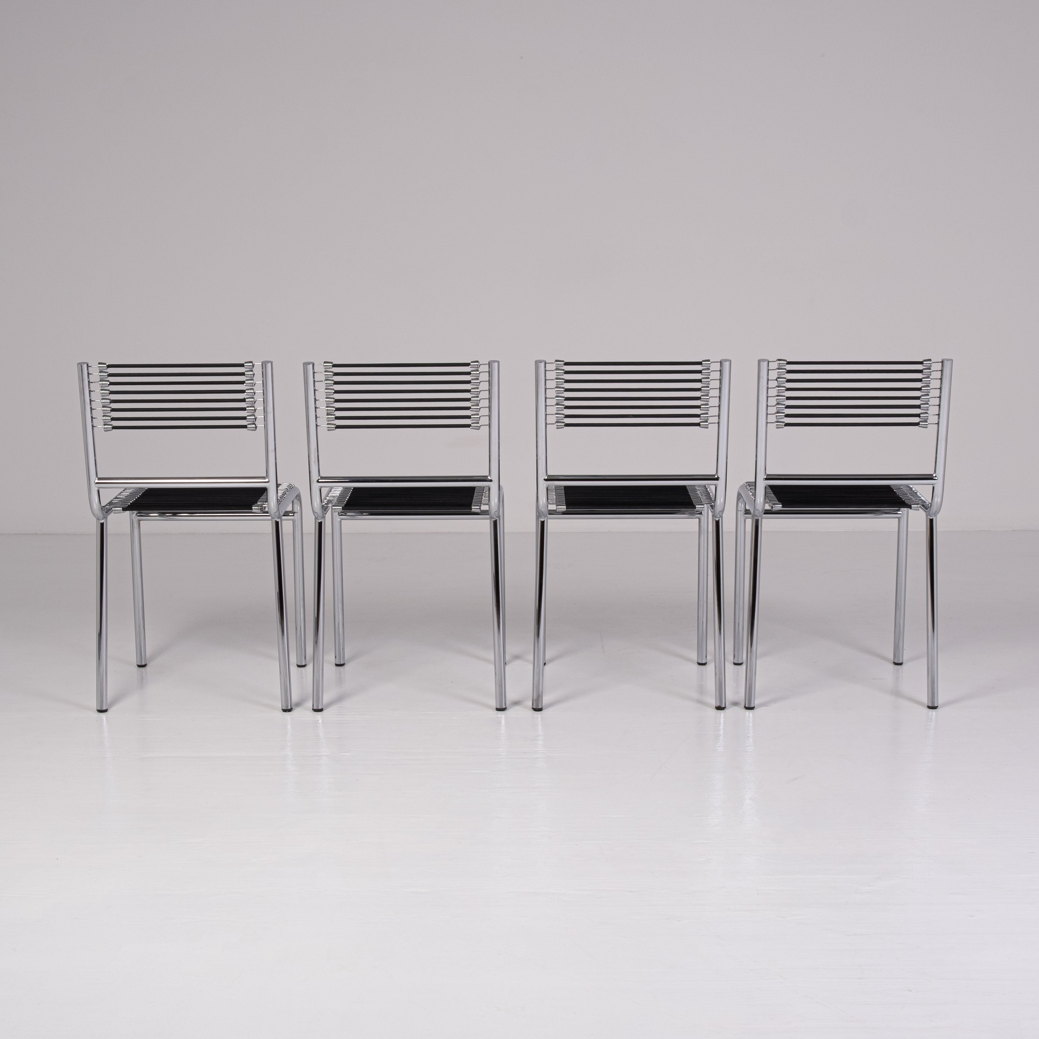 Set of 4 Sandows Chairs by René Herbst