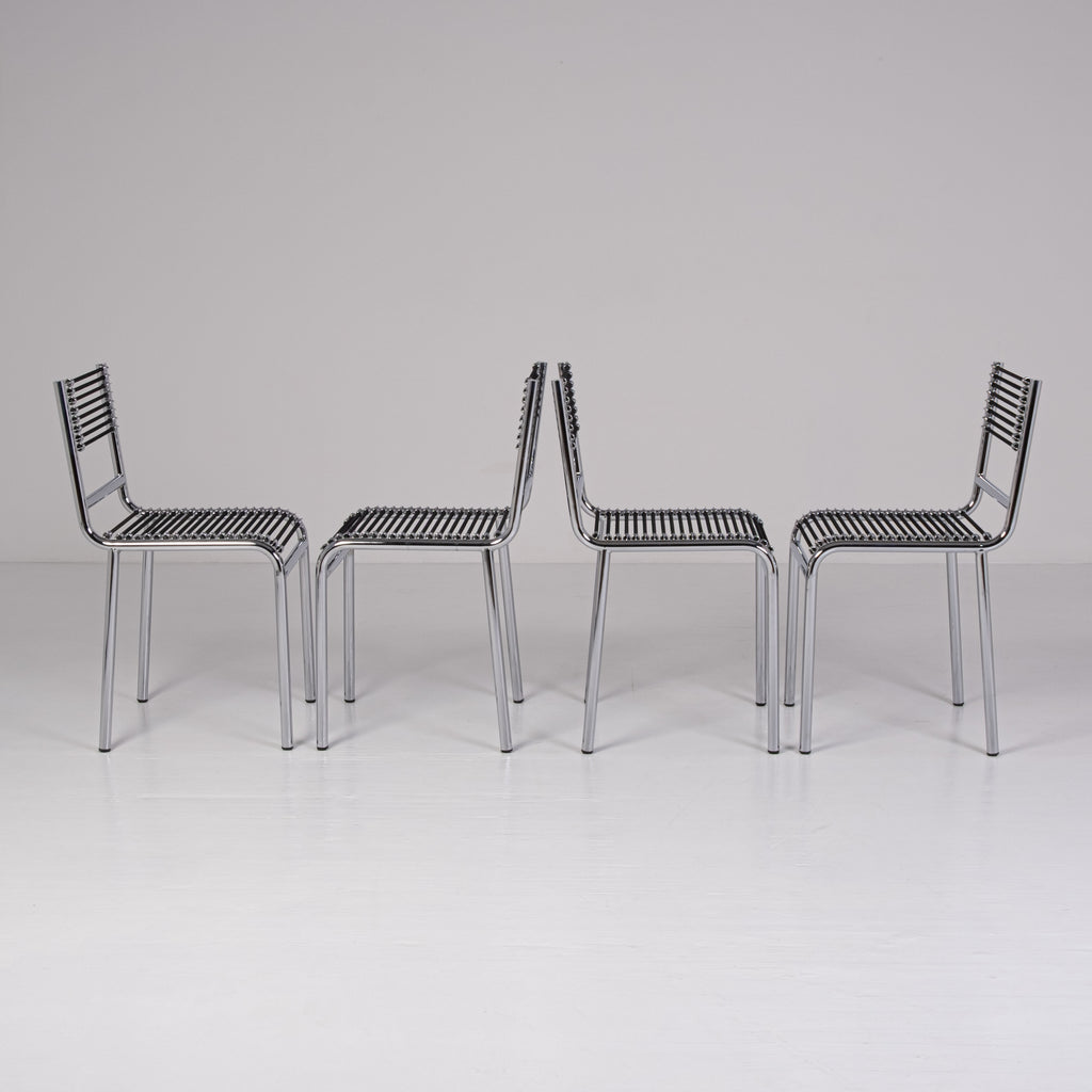 Set of 4 Sandows Chairs by René Herbst