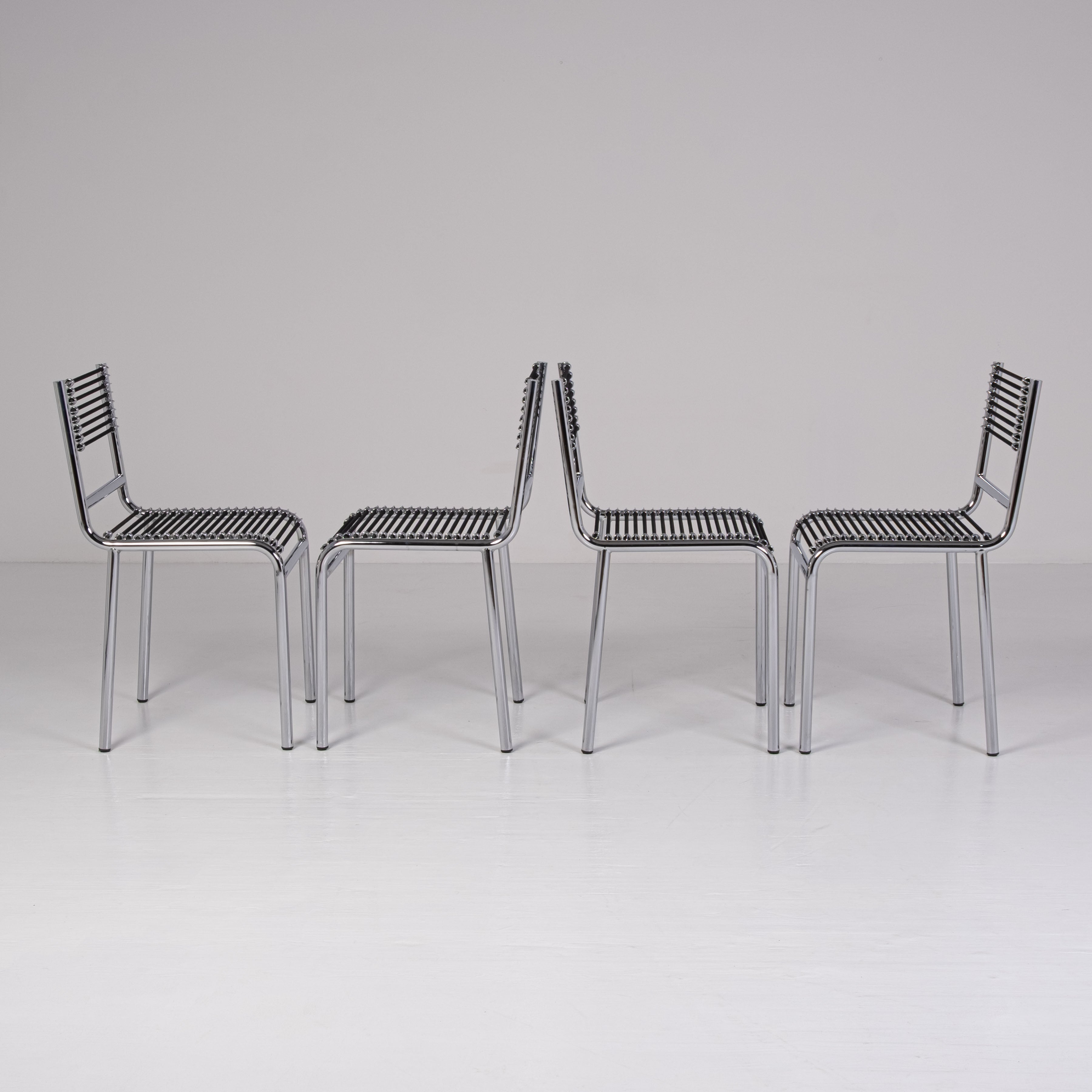 Set of 4 Sandows Chairs by René Herbst