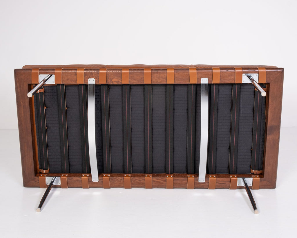 Knoll - Ludwig Mies van der Rohe - Daybed - Barcelona Day Bed - Steel, Leather, Wood - New