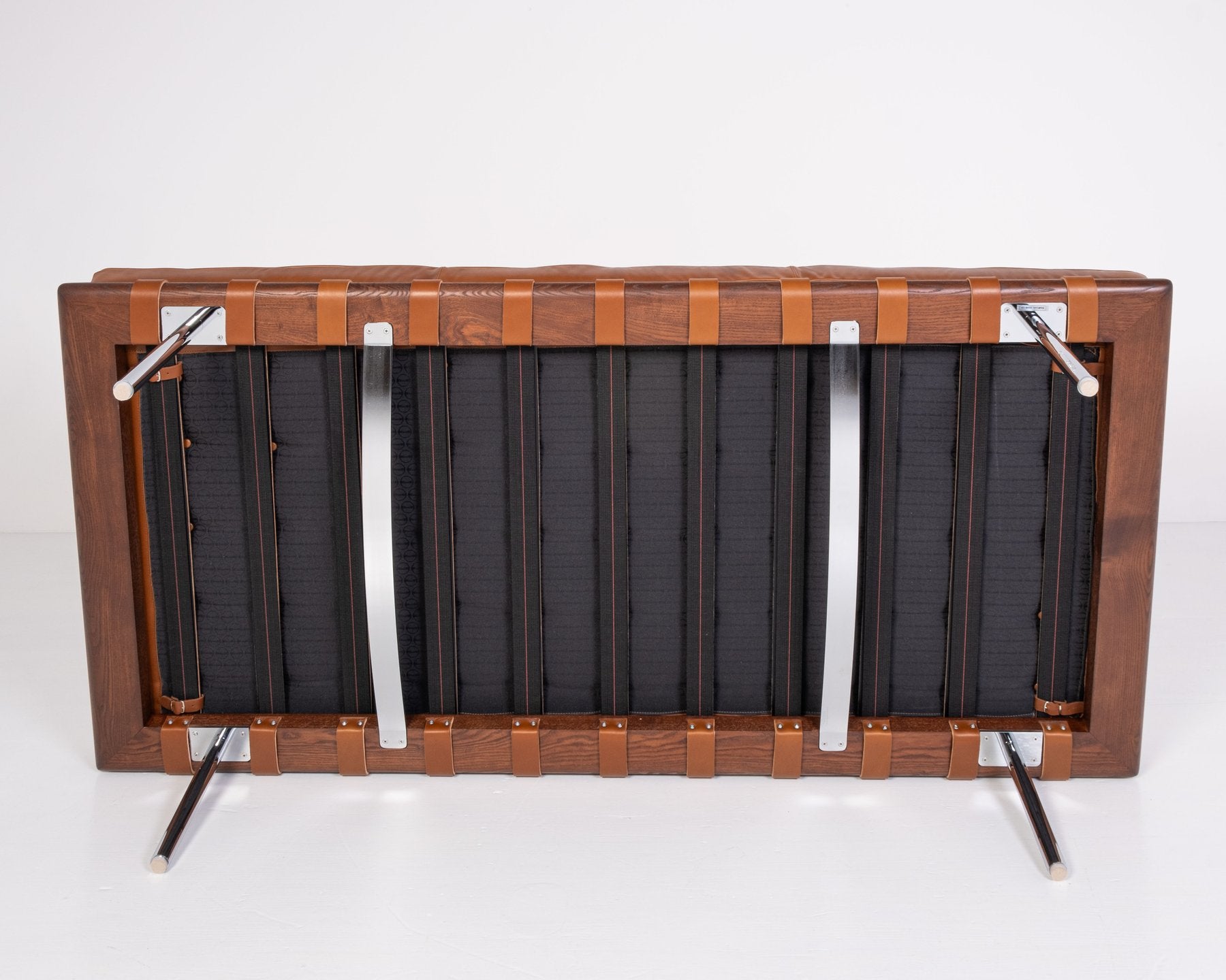 Knoll - Ludwig Mies van der Rohe - Daybed - Barcelona Day Bed - Steel, Leather, Wood - New
