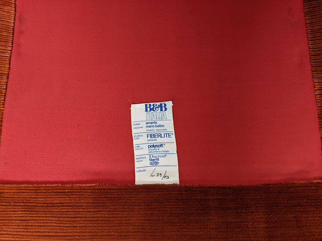 Salotto Modulare Amanta – 6 Poltrone – Design Mario Bellini per B&B Italia (1973)